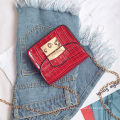 lady red small side bag for college girls